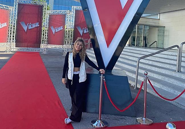 Carla en 'La Voz'.