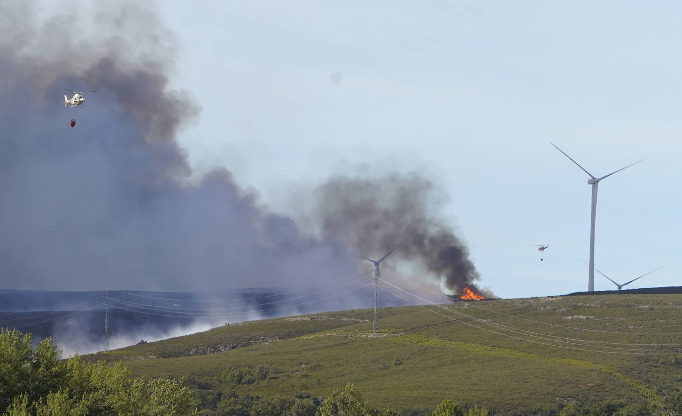 Incendio de nivel 2 en El Bierzo