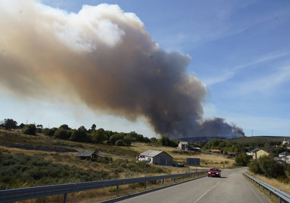 Incendio de nivel 2 en El Bierzo