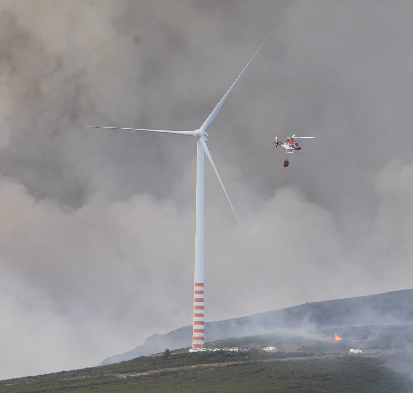 Incendio de nivel 2 en El Bierzo