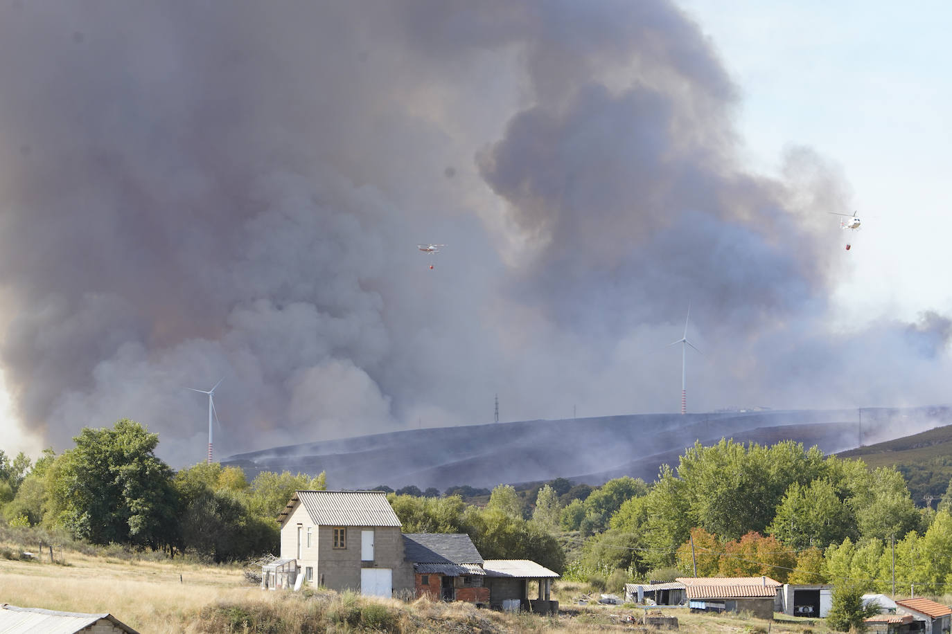 Incendio de nivel 2 en El Bierzo