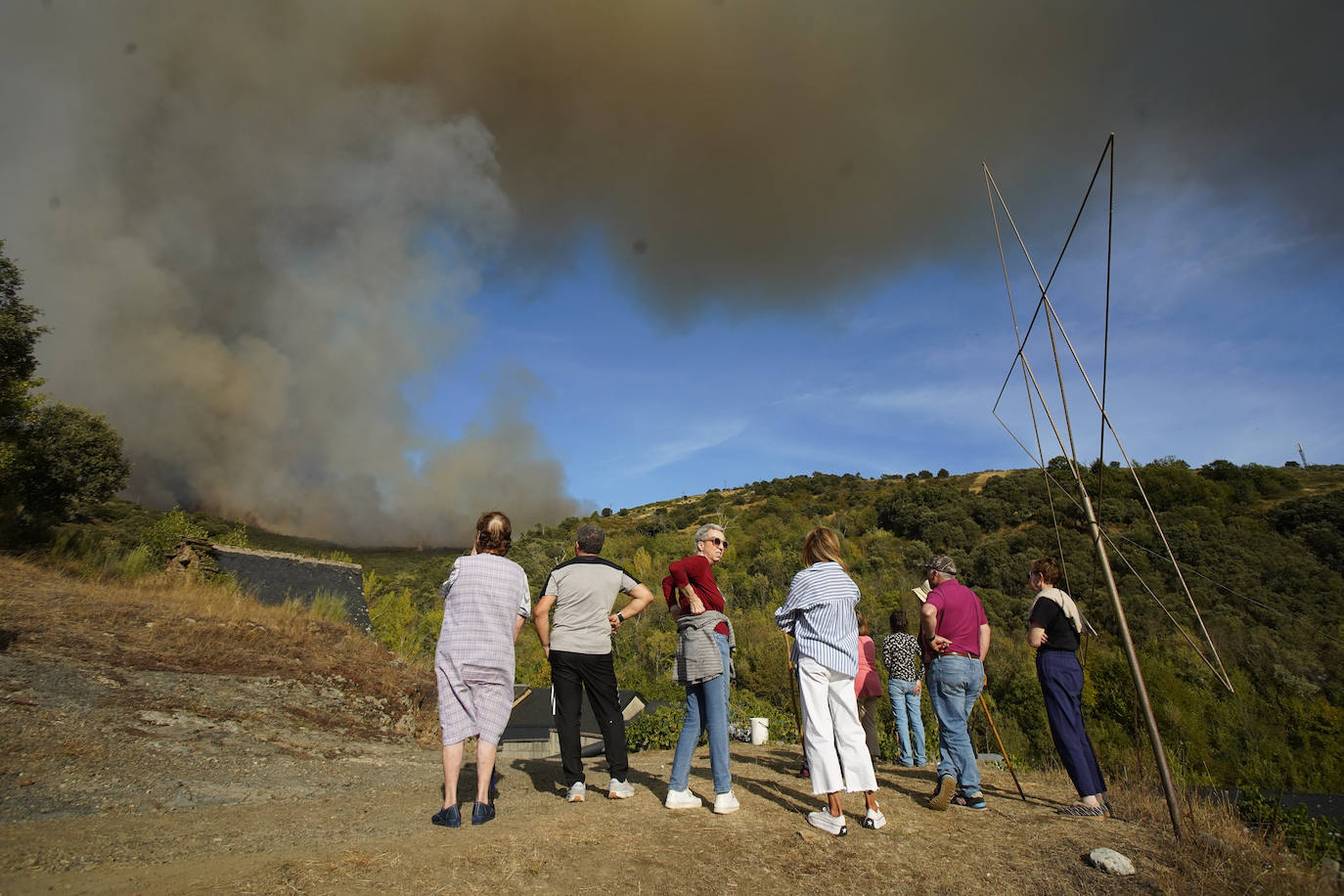 Incendio de nivel 2 en El Bierzo