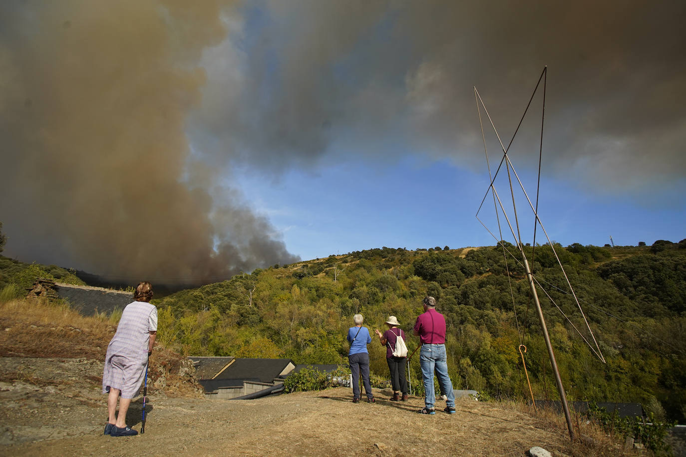 Incendio de nivel 2 en El Bierzo