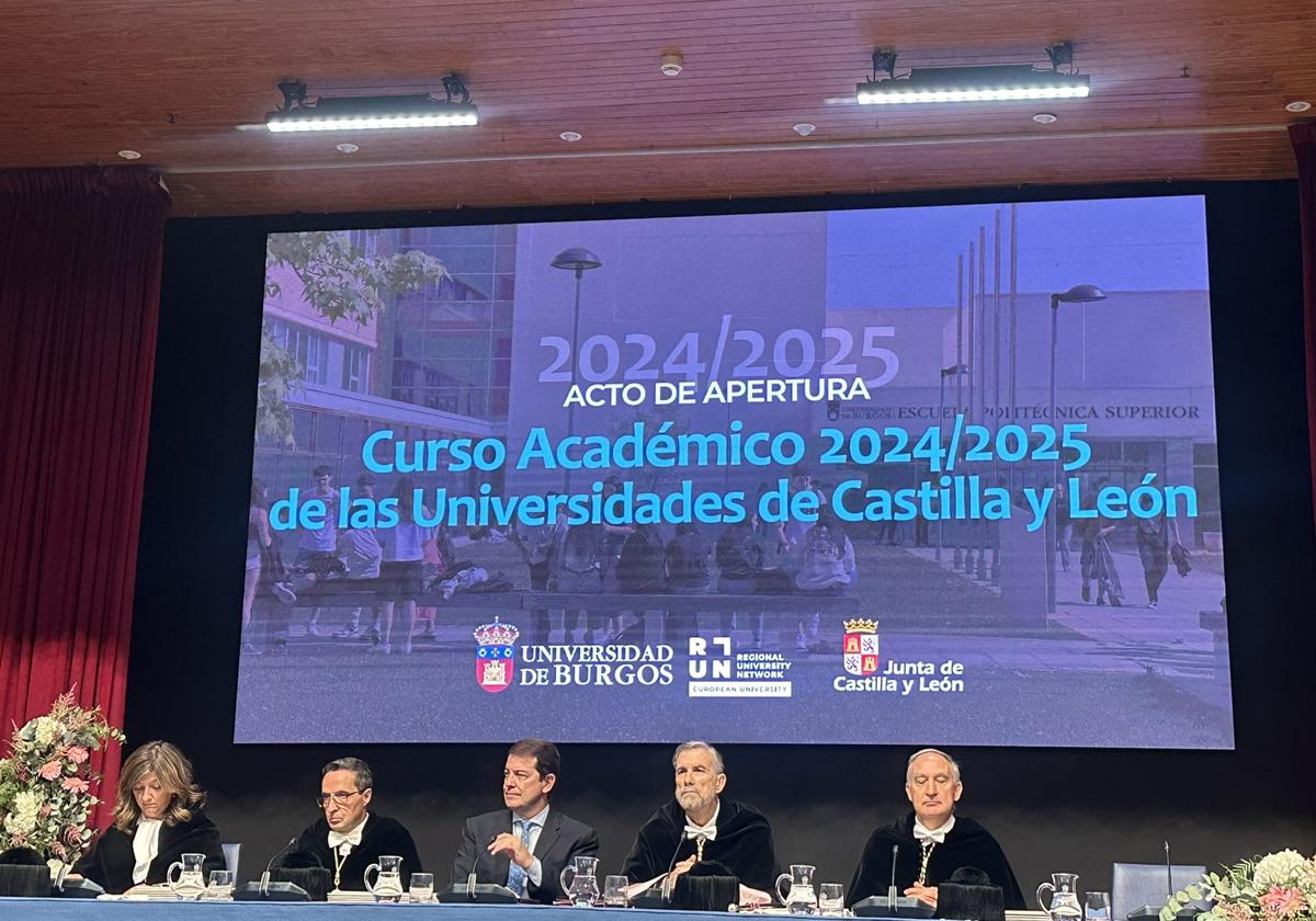 Apertura del curso académico de las Universidades de Castilla y León.