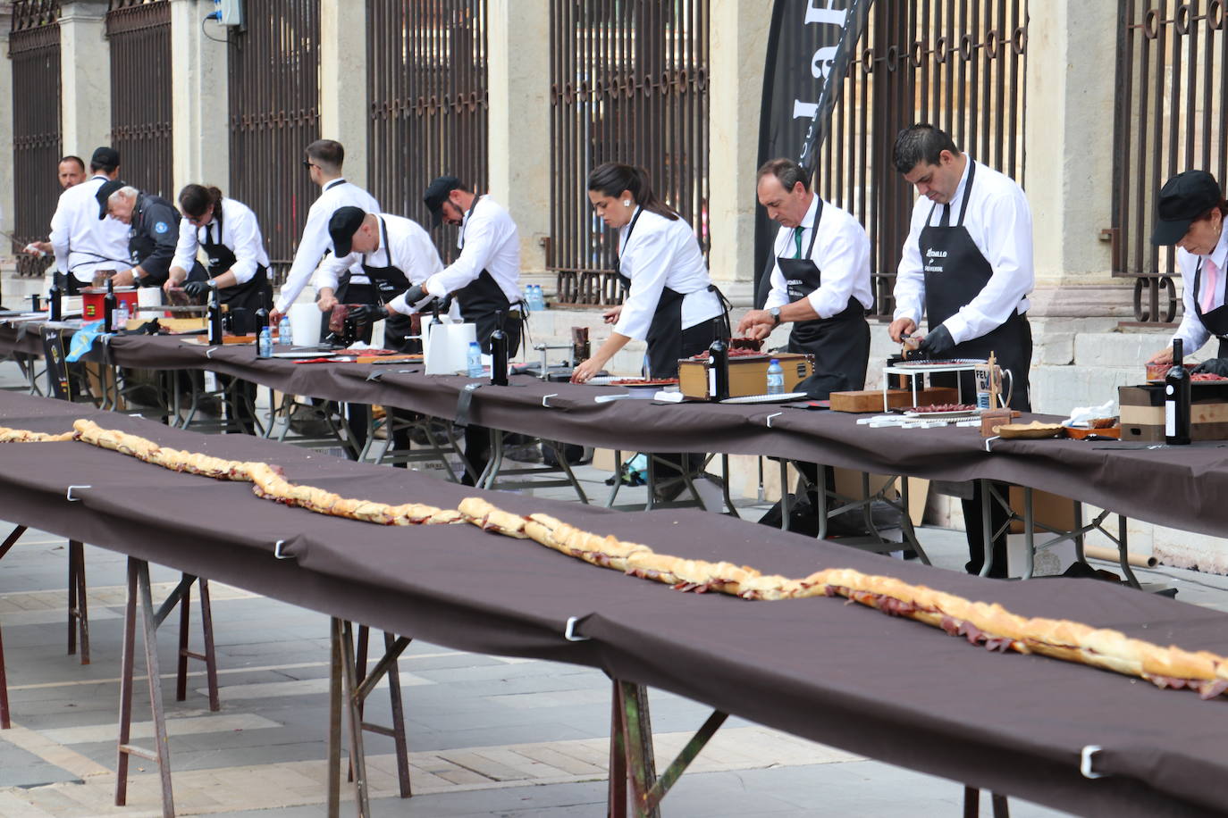 El bocadillo de cecina más grande de León