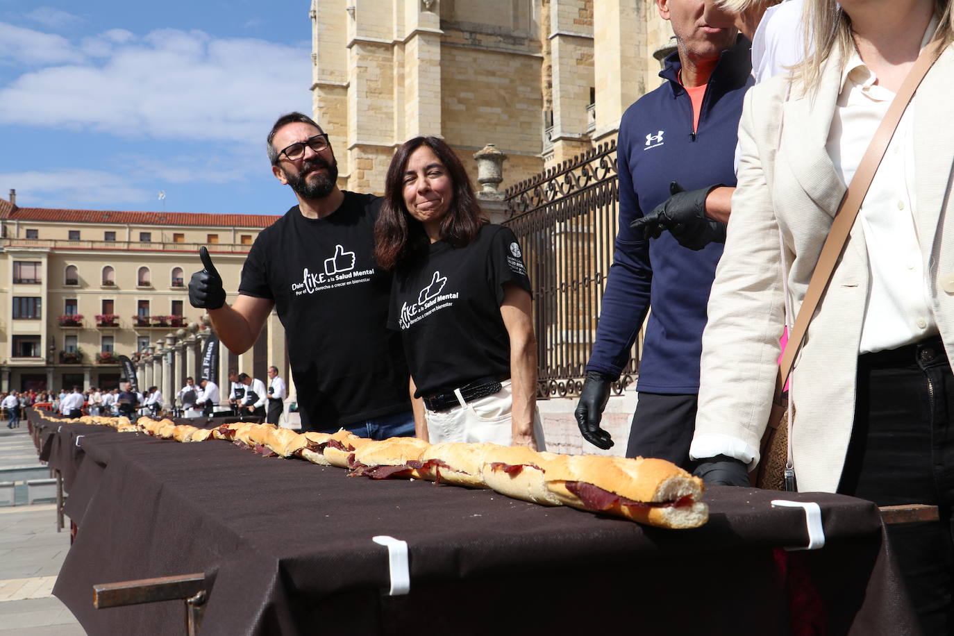 El bocadillo de cecina más grande de León