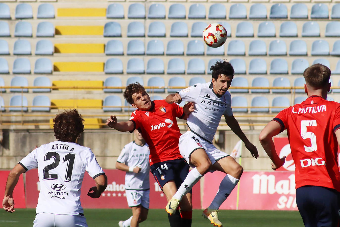 Las imágenes del Cultural-Osasuna Promesas