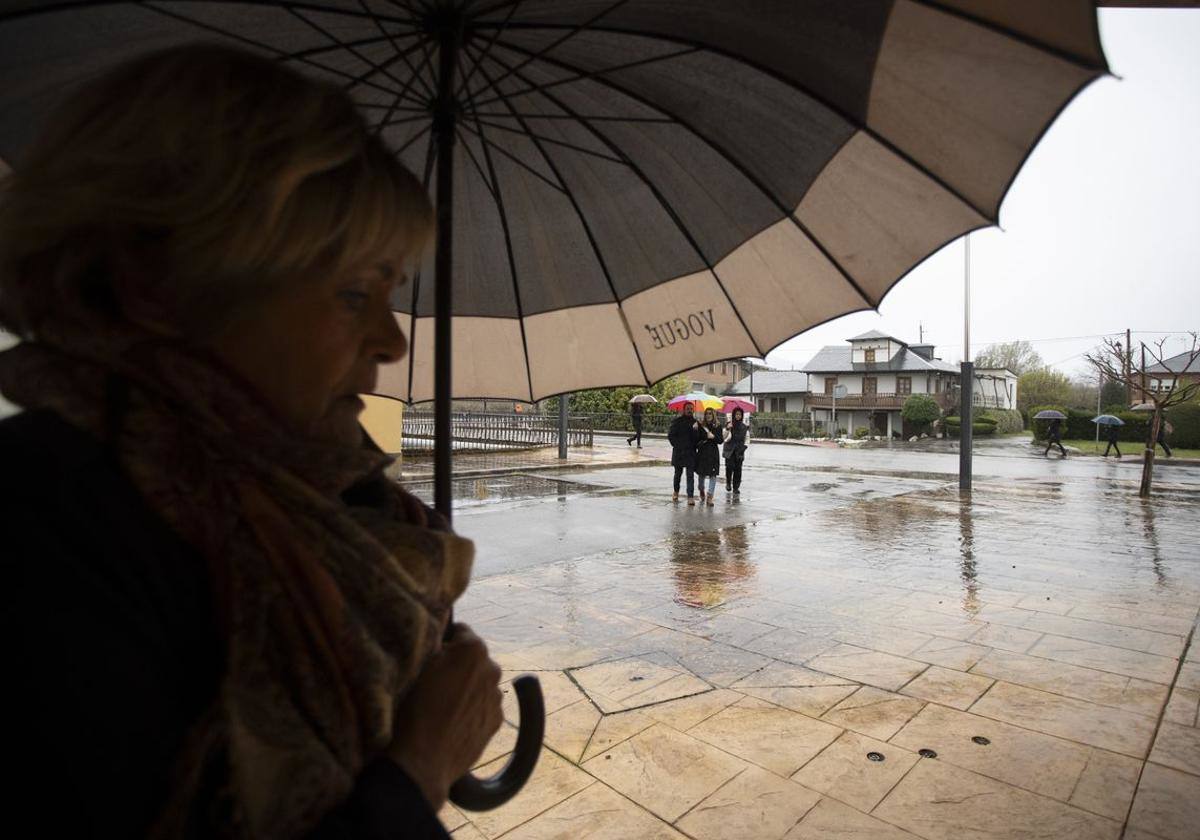 Lluvias en León.