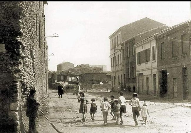 Cercas y zona de la calle Barahona. c.a. 1962.