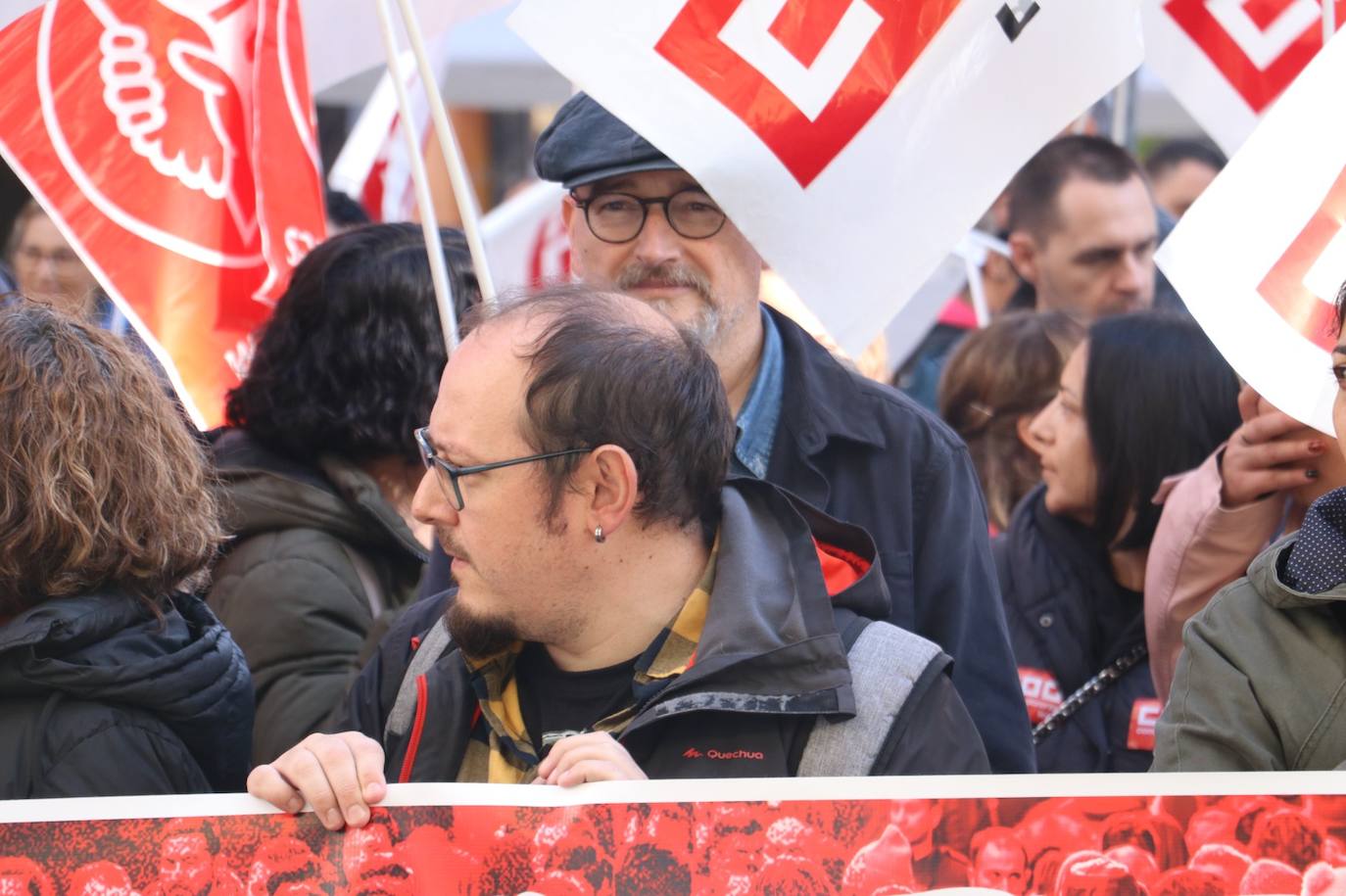 UGT y CCOO se manifiestan para reducir la jornada laboral