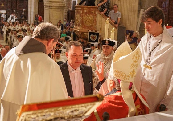 José María Viejo con el también neófito S.A.R. Luis Alfonso de Borbón y Martínez-Bordiú.