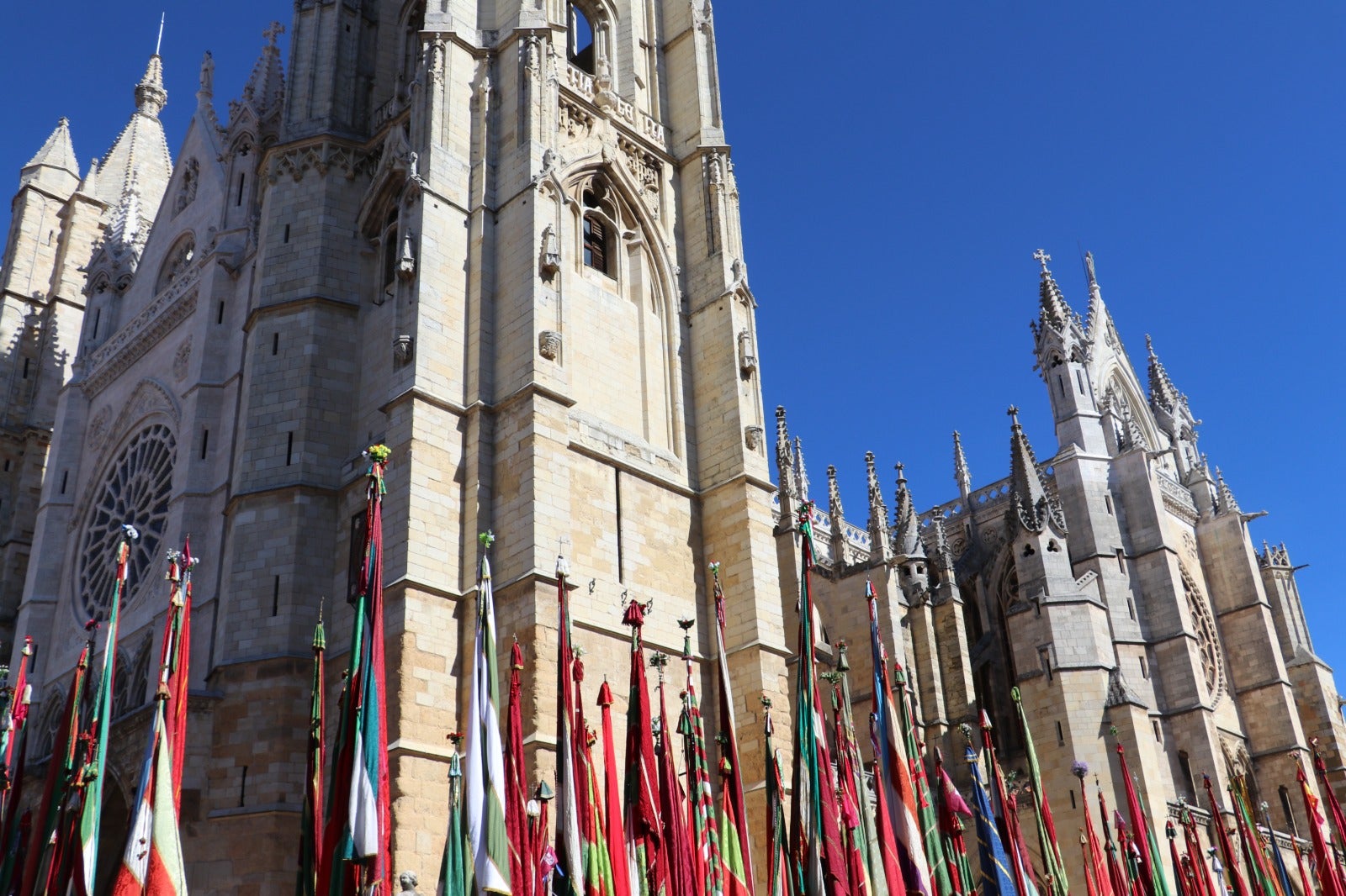 Todas las imágenes del desfile y concentración de pendones por San Froilán