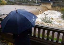 Imagen de un día lluvioso en la ciudad de León.