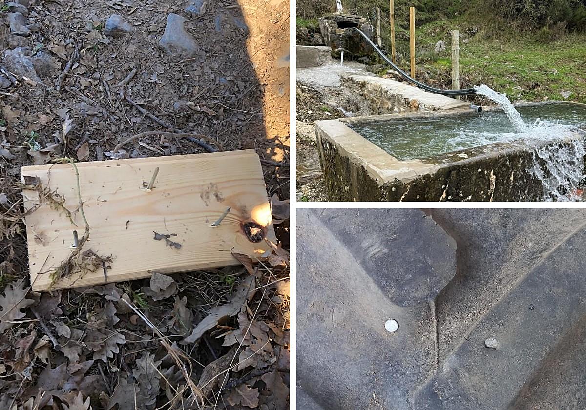 Imágenes de los daños ocasionados en el pueblo de Cofiñal.