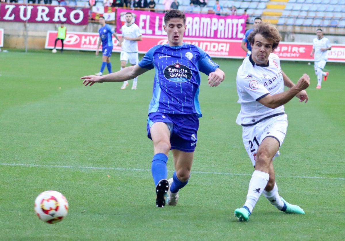 Artola fue uno de los destacados ante el Ourense CF