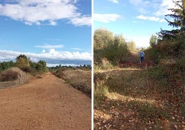 Doble situación en la que se encuentra la Vía Verde del Tren de Aviación.