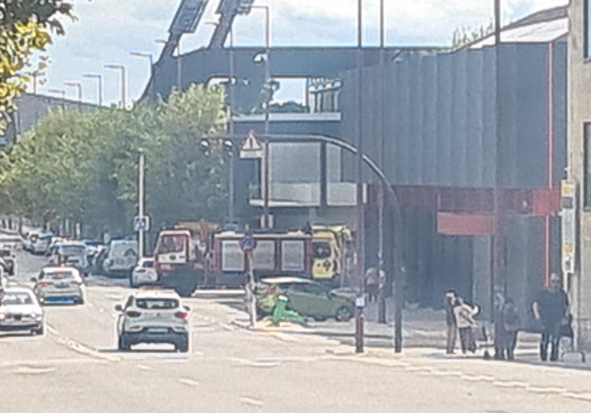 Atención sanitaria en el lugar del accidente vail.