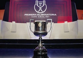 Trofeo de la Copa del Rey.