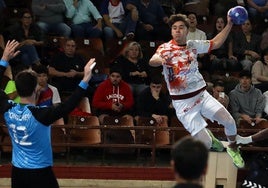 Carlos Álvarez, recientemente seleccionado con España, en el partido de este viernes ante Cuenca.