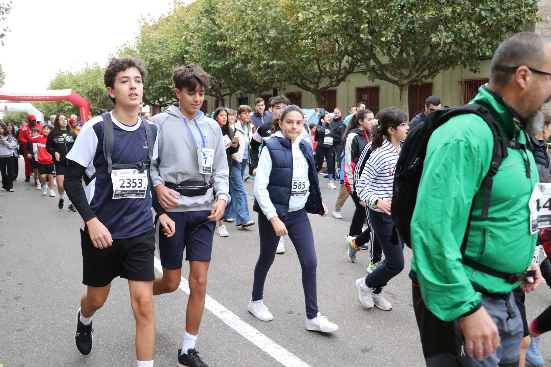 Las méjores imágenes de la carrera popular de los &#039;10 kilómetros Ciudad de León&#039;