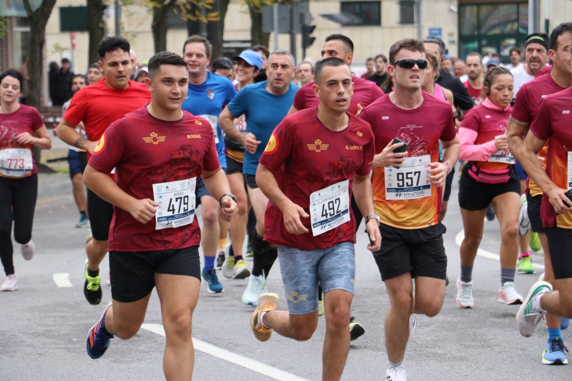 Las imágenes del paso por los 2 kilómetros