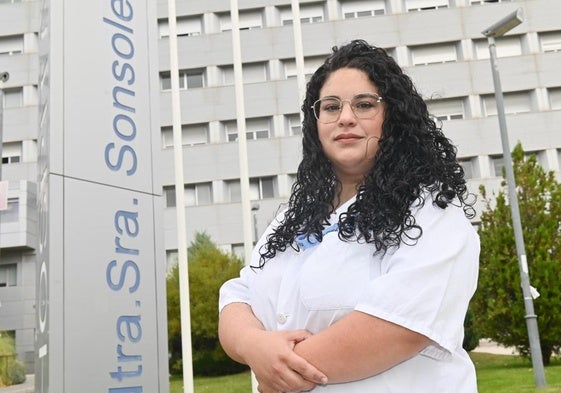 María Iglesias, en el hospital Nuestra Señora de Sonsoles.