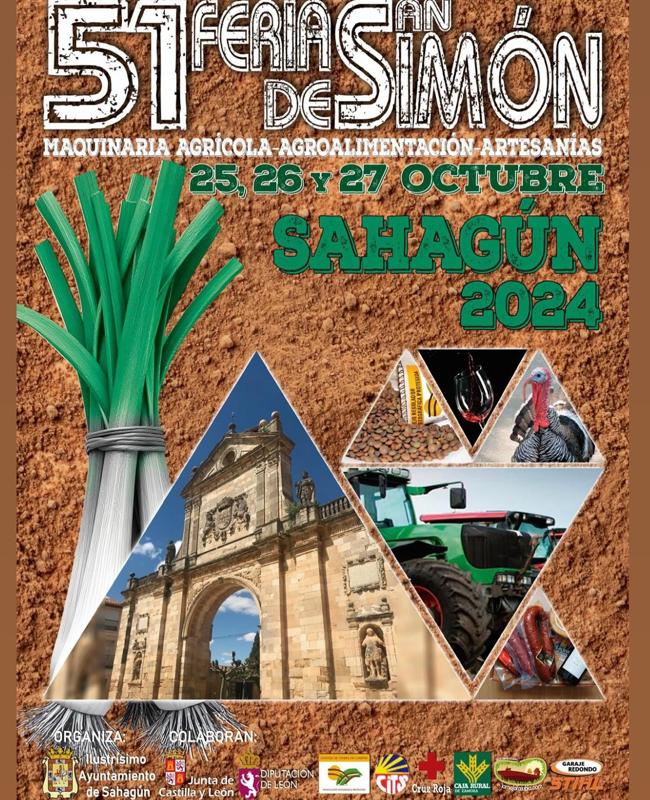 Cartel de la 51 feria San Simón de Sahagún