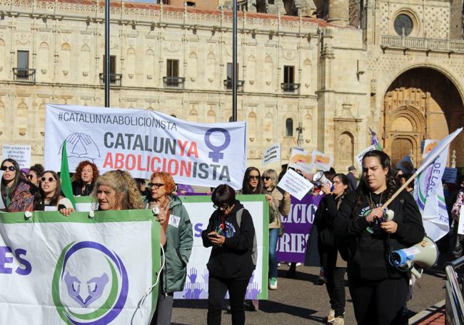 Imagen dela movilización de La Fuerza de Las Mujeres.