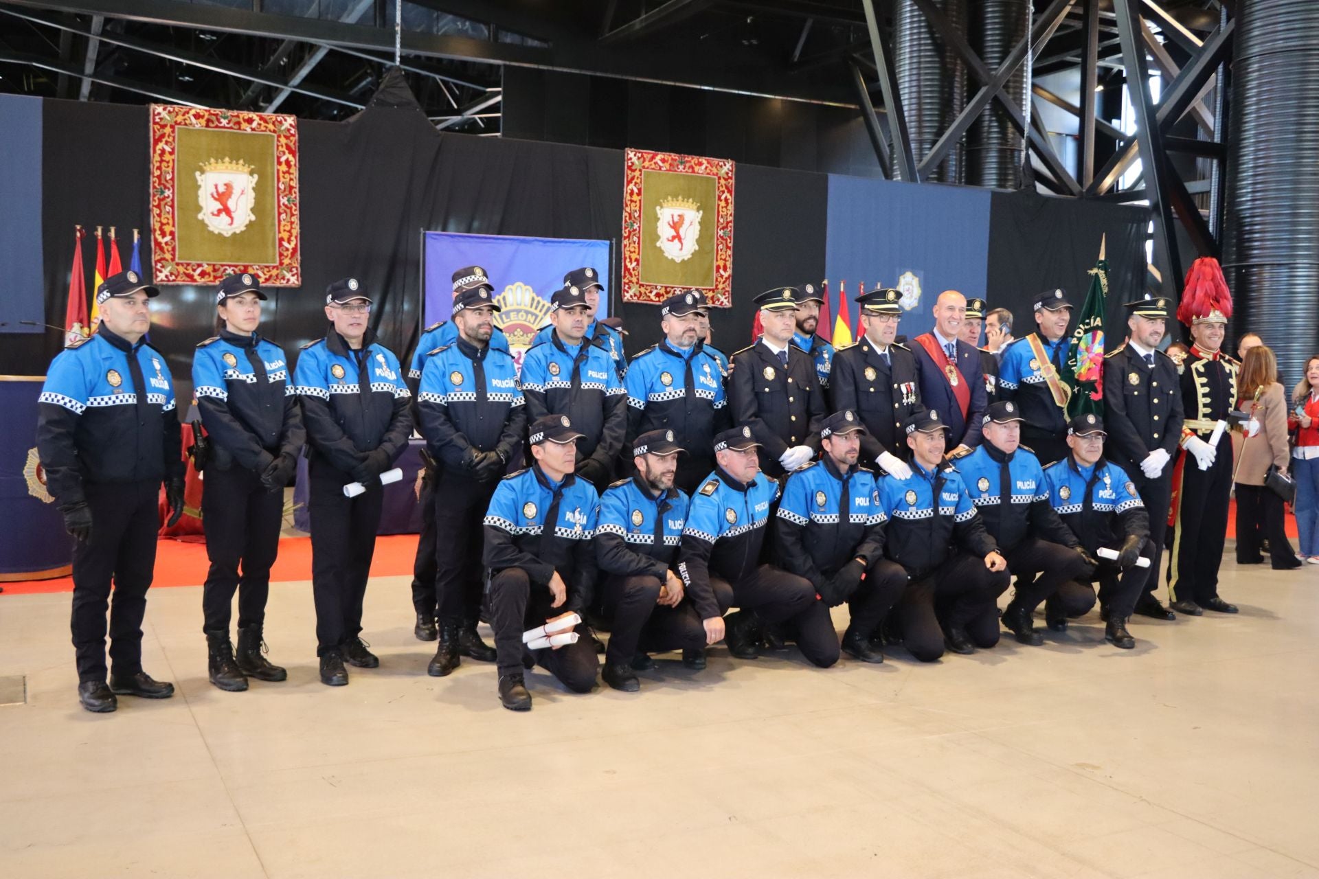 Fiesta de San Marcelo para la Policía Local de León