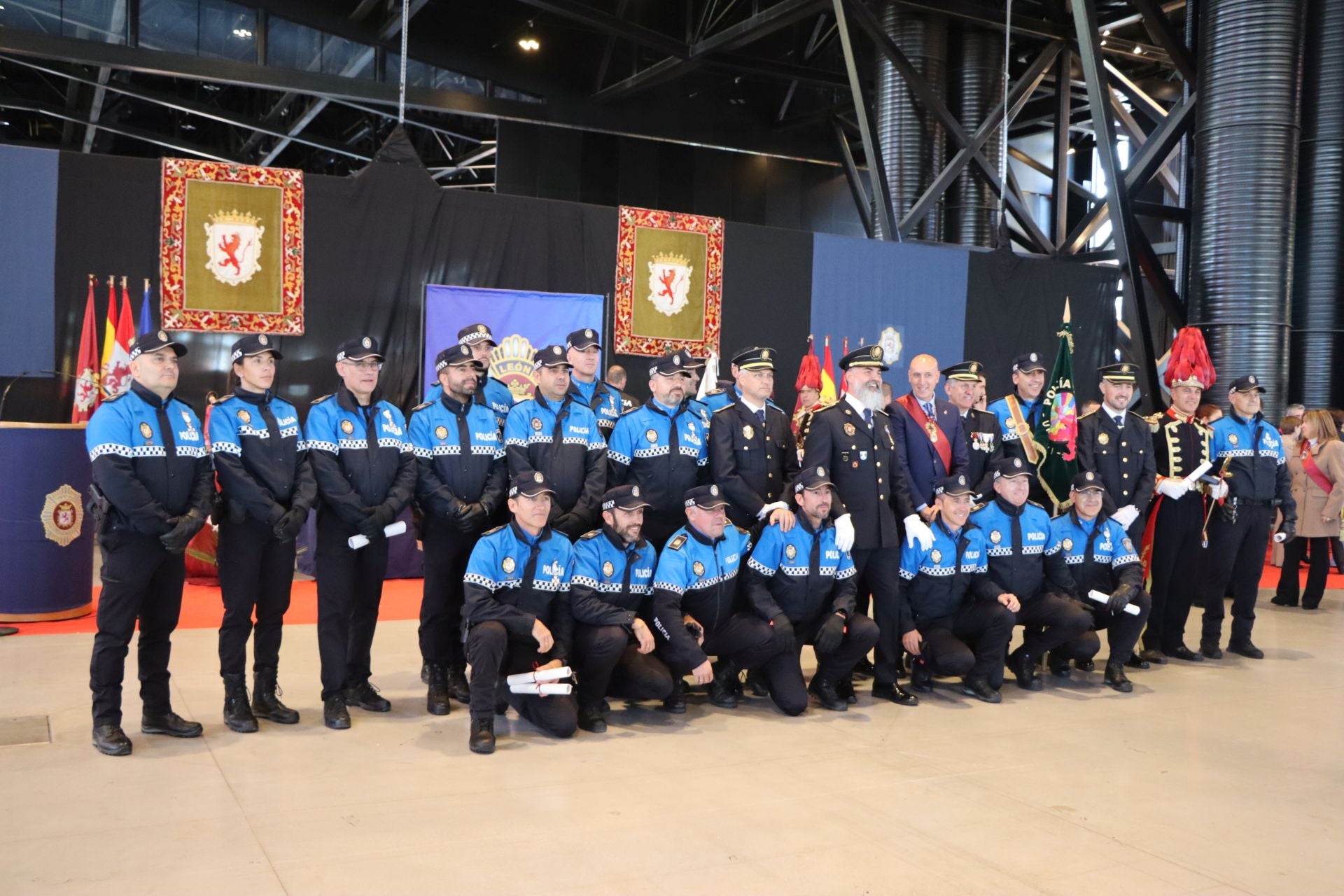 Fiesta de San Marcelo para la Policía Local de León