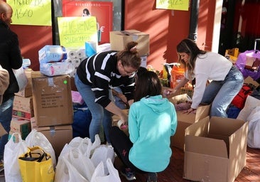 La nave de Villacedré centralizará las donaciones para Valencia en León