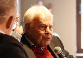 Felipe González este miércoles.