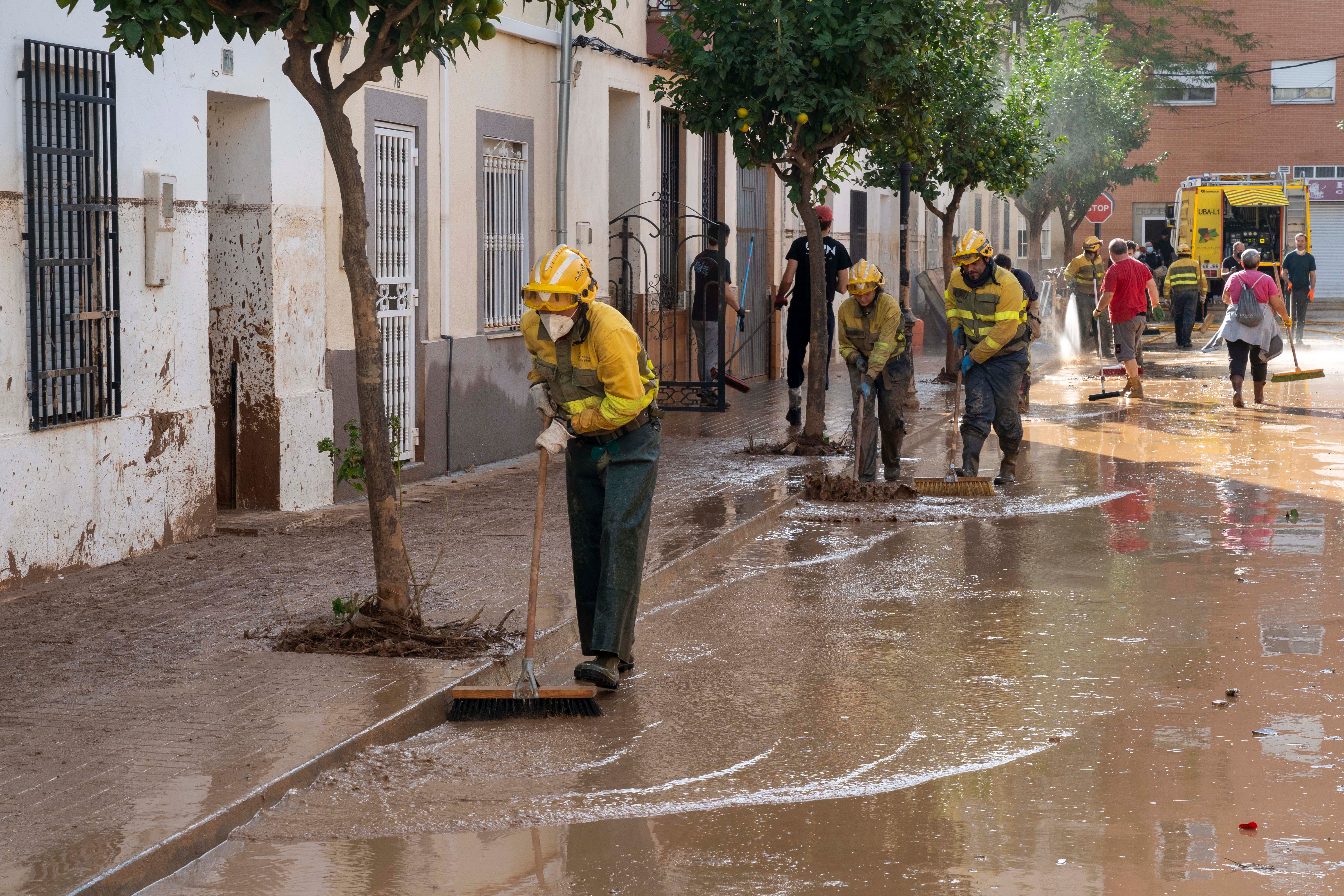 Equipo de rescate de Castilla y León en Aldaya