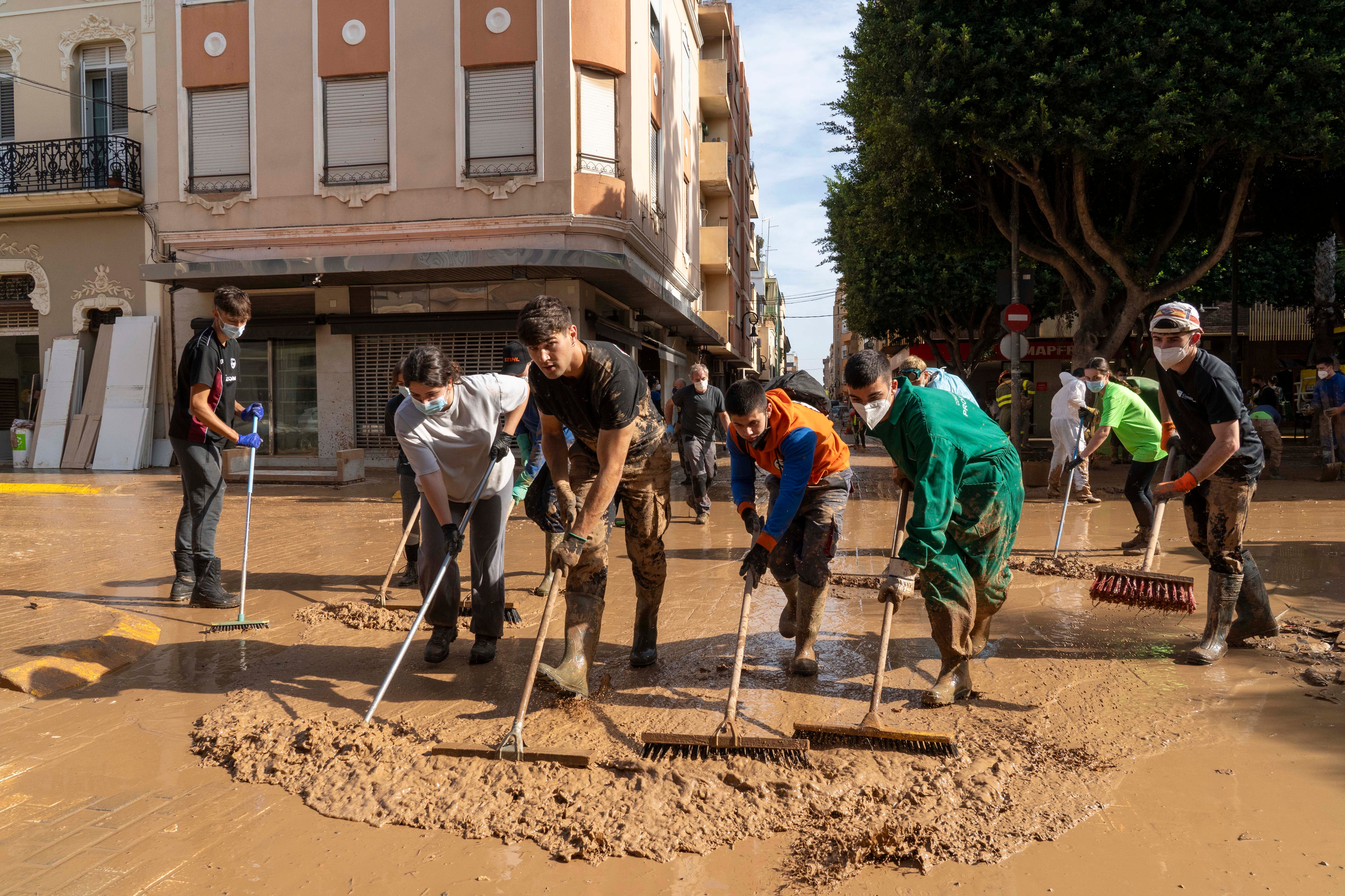Equipo de rescate de Castilla y León en Aldaya
