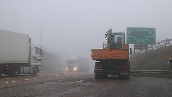 Pajares cerrará a camiones «en cuanto empiece a nevar»
