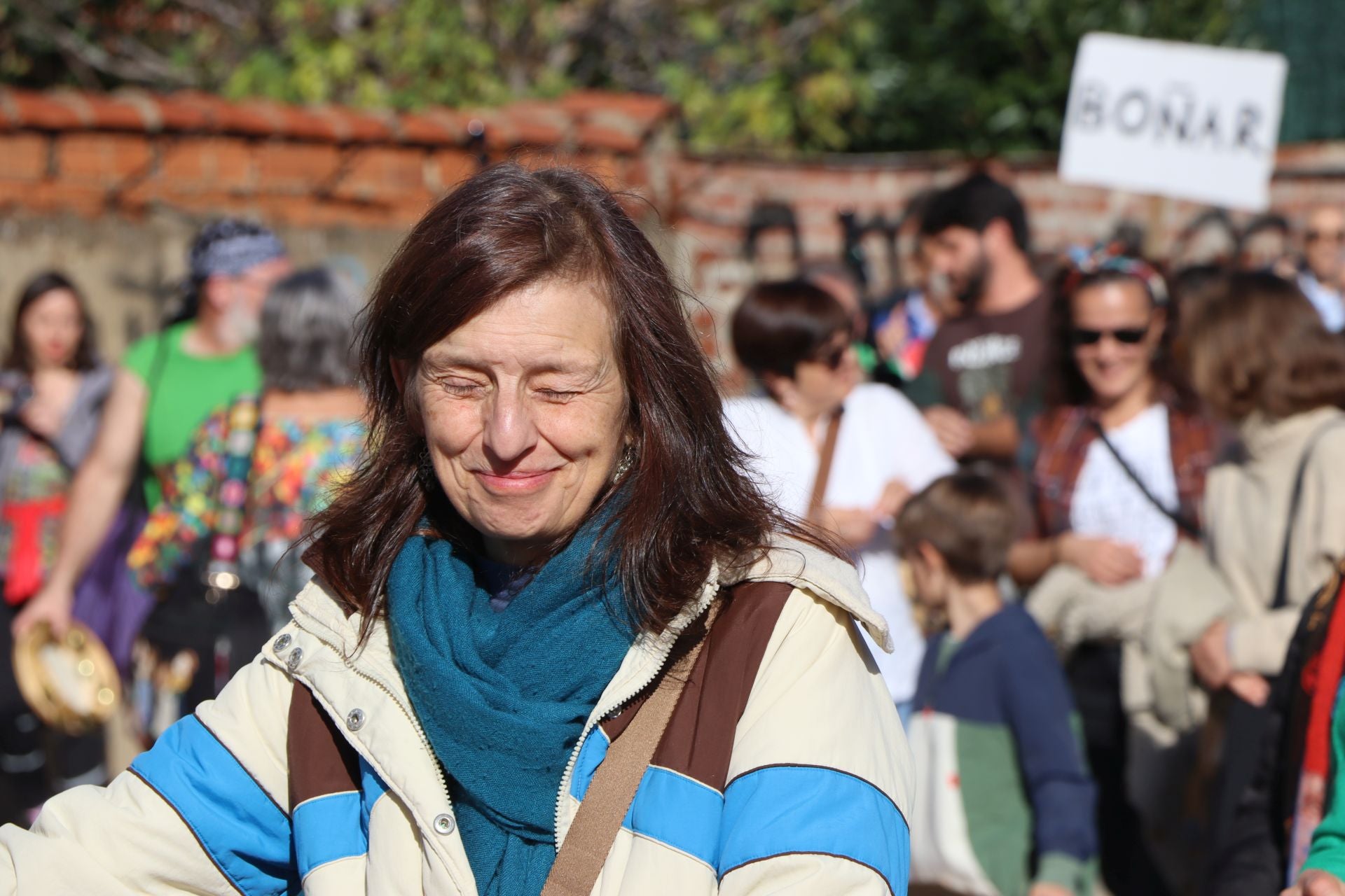 Manifestación por el futuro de Feve en León