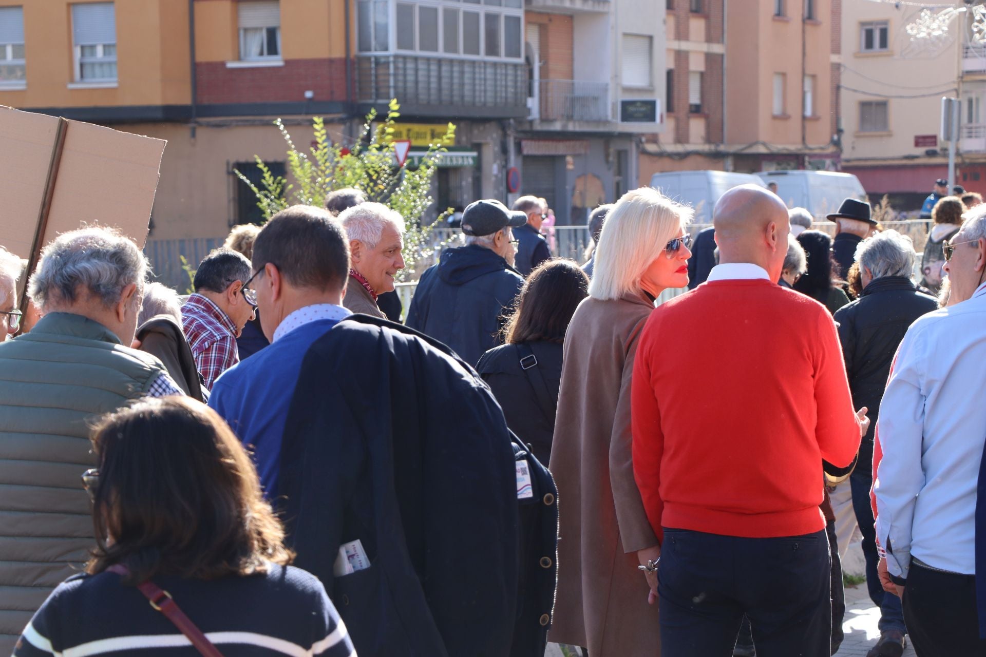 Manifestación por el futuro de Feve en León