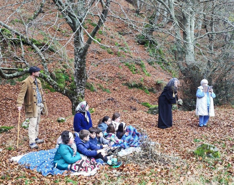 Ruta teatralizada en El Faedo de Ciñera