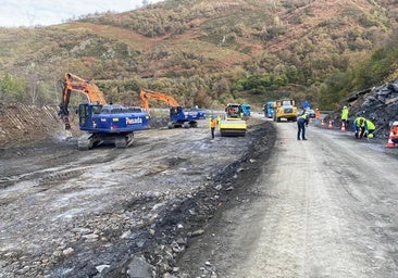 La borrasca Caetano alargará casi dos días los trabajos para abrir la AP-66