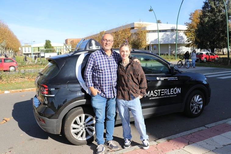 Imagen de César Fernández y Alicia del Riego García.