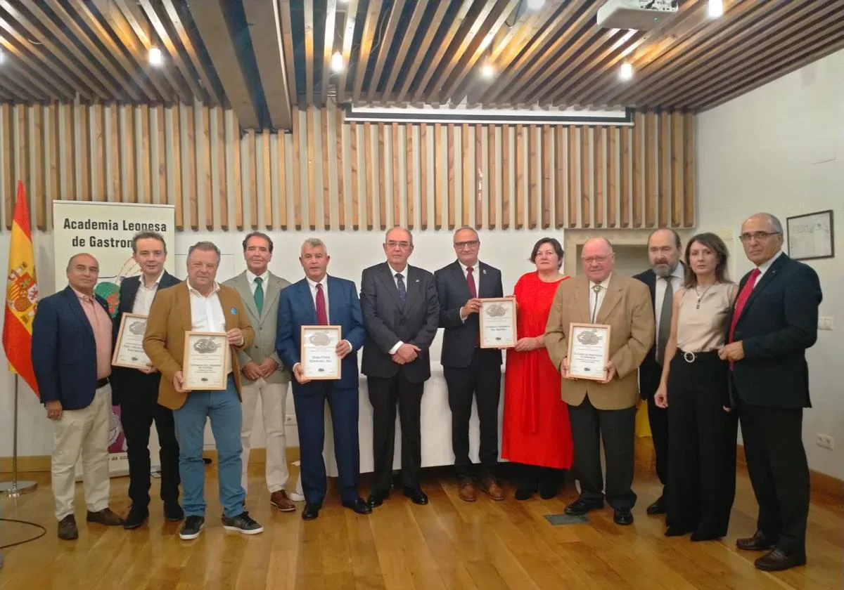 Premiados por la Academia Leonesa de Gastronomía.