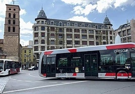 Autobús de León en Santo Domingo.