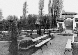 Interior de la Granja Agropecuaria de León. 1927.