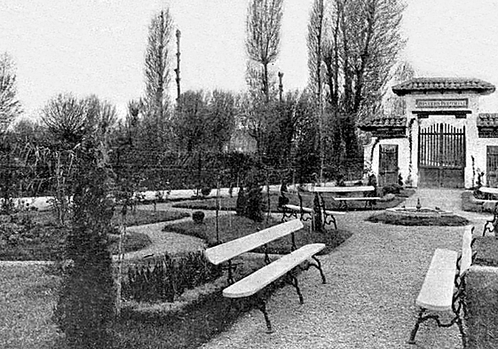Interior de la Granja Agropecuaria de León. 1927.