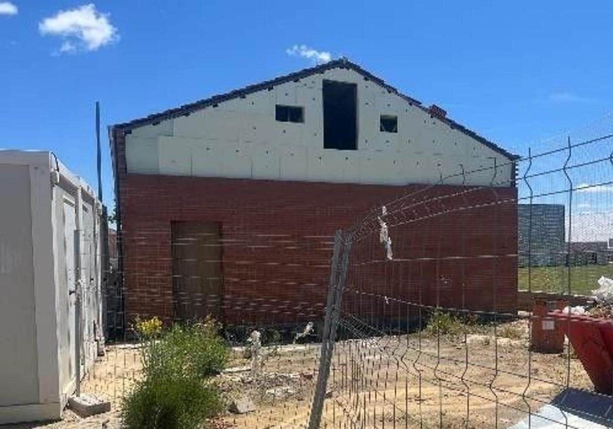 Obras en el colegio de Cembranos.