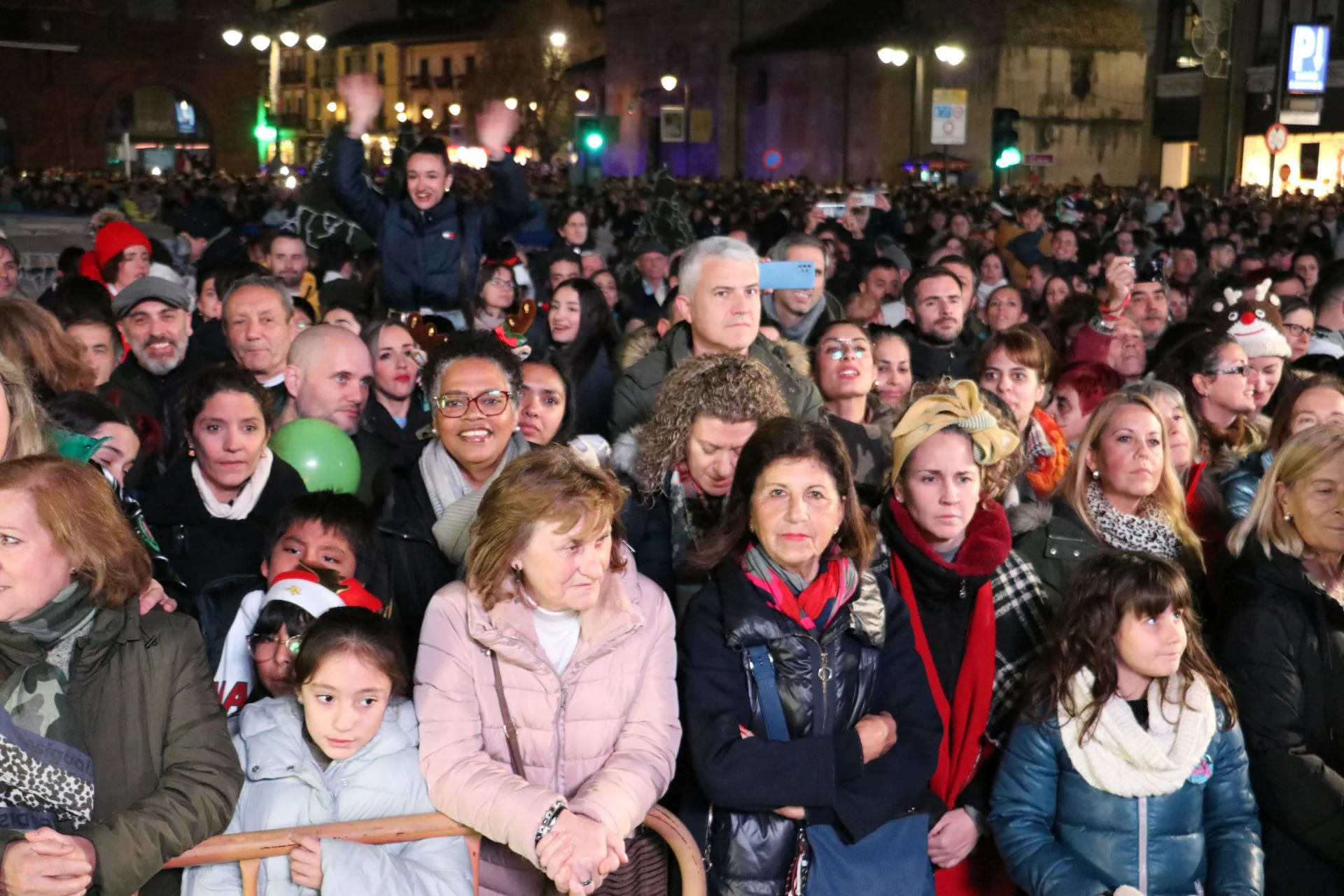 Encendido navideño en la ciudad de León