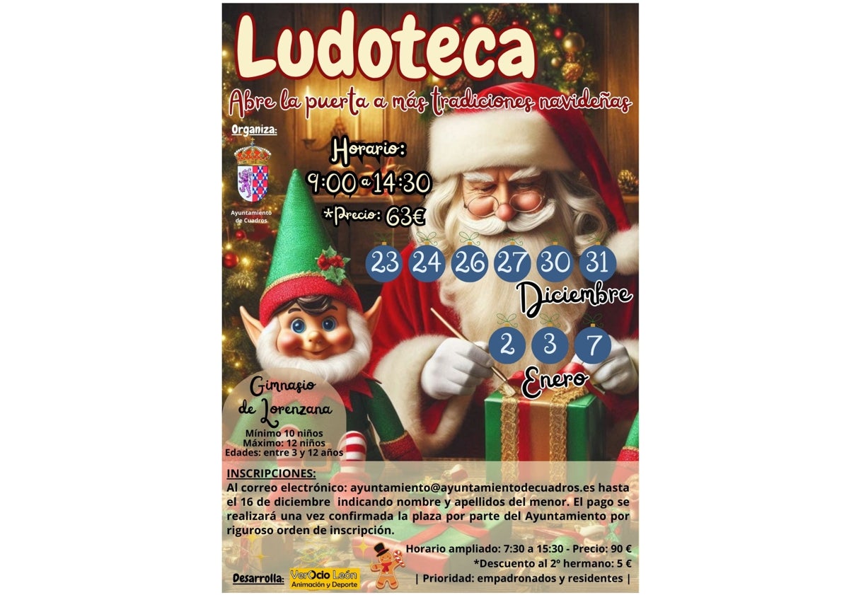 Imagen principal - Tres de la actividaes que llenarán de magia las Navidades de Cuadros