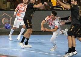 Darío Sanz, en el partido ante Granollers.