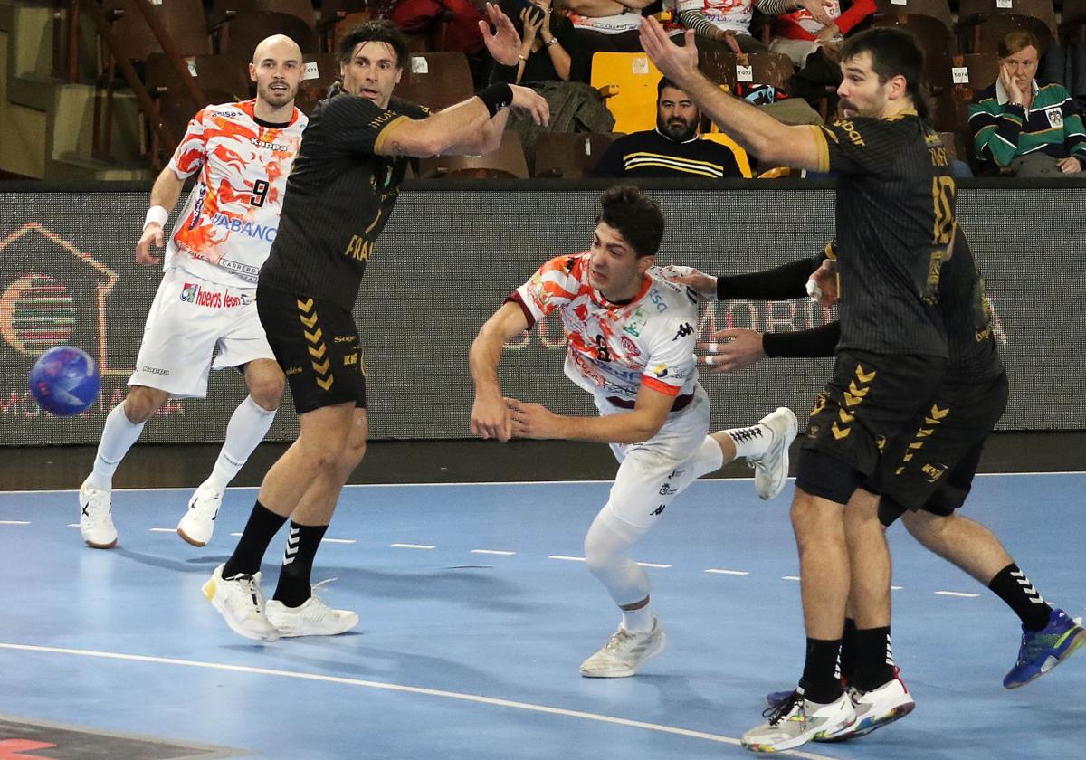 Darío Sanz, en el partido ante Granollers.