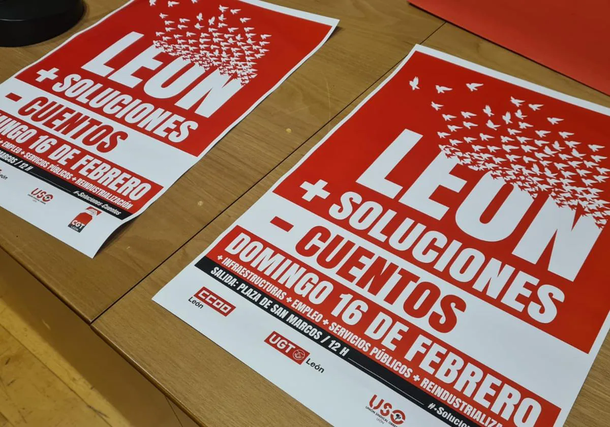 Imagen del cartel de la manifestación.